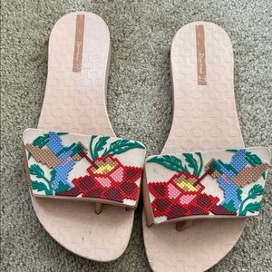 Colorful Beaded Sandals- Ipanema